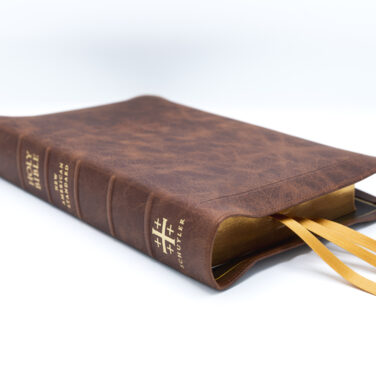 Schuyler Quentel NASB, Full Yapp Chestnut Calfskin Bible &ndash; PREORDER
