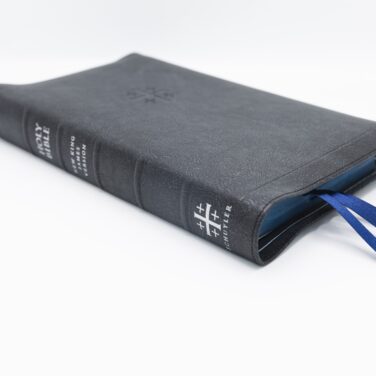 Schuyler Quentel NKJV, Full Yapp Black Pearl Calfskin Bible