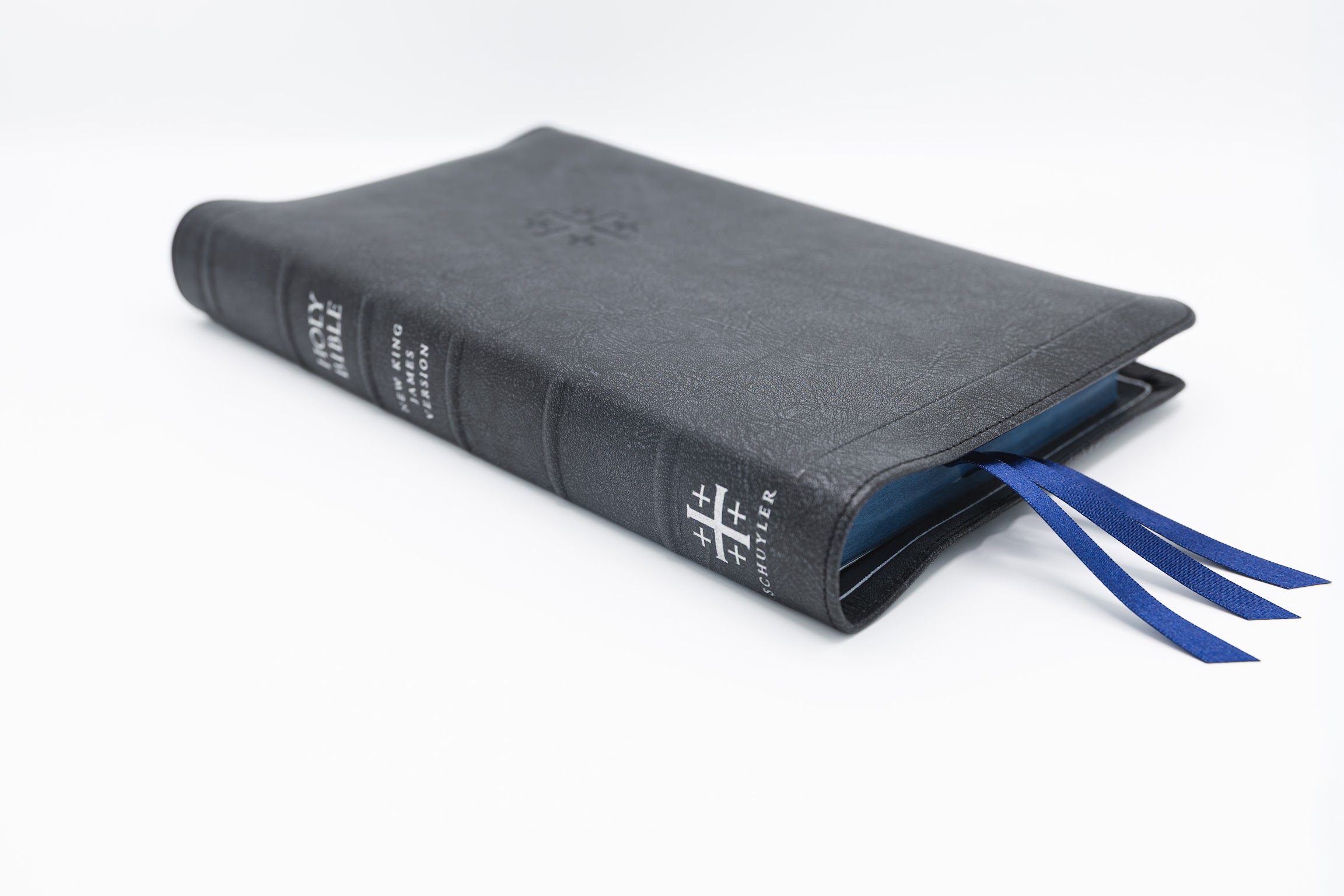 Schuyler Quentel NKJV, Full Yapp Black Pearl Calfskin Bible