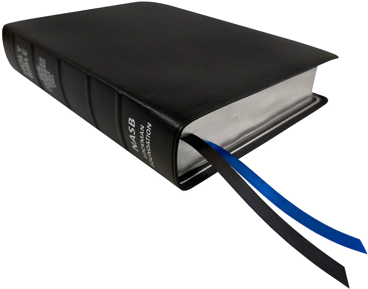 Lockman NASB 1995 Prime Giant Print Reference Bible, Black Goatskin Leather