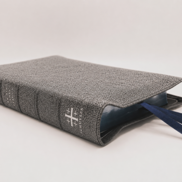Schuyler Stridon NKJV, Silver Stone Calfskin Bible
