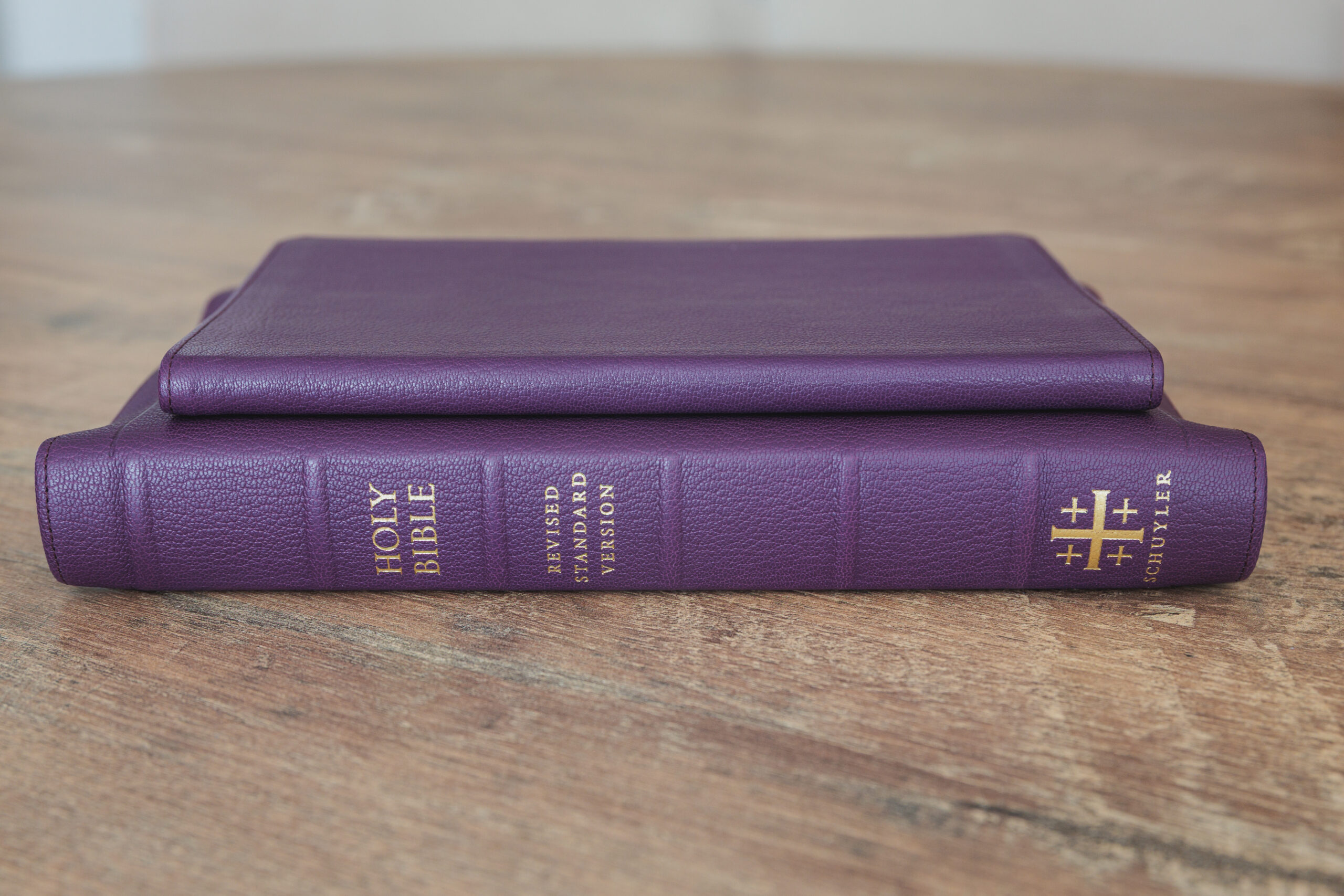Schuyler Journal Dark Purple Goatskin