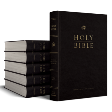 Crossway ESV Pew and Worship Bible, Large Print, Hardcover, Black, Case of 10