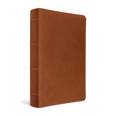 Crossway ESV Heirloom Bible, Gloria Dei: Single Column Edition, British Tan Cowhide