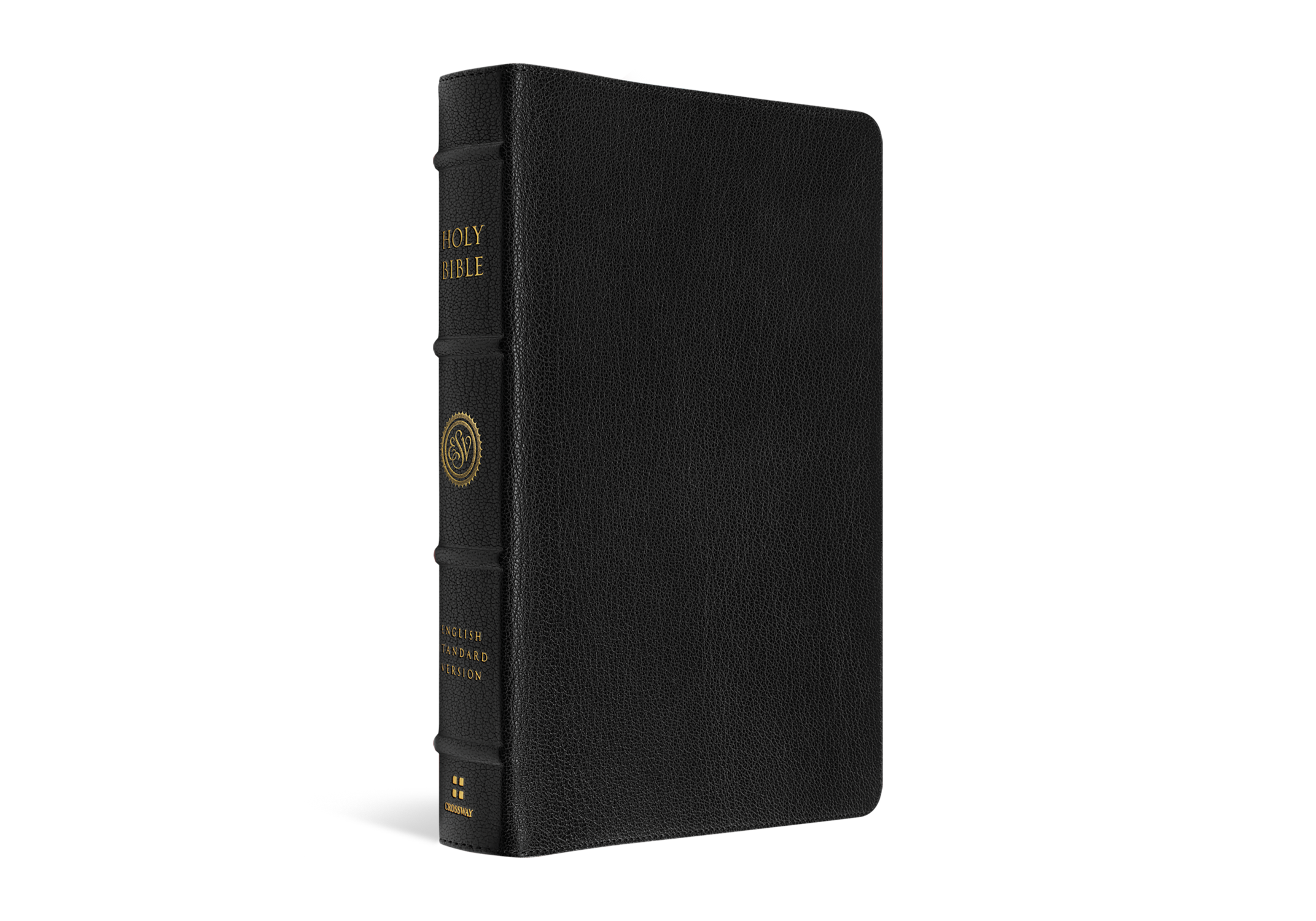 Crossway ESV Heirloom Bible, Scriptura Sacra: 25th Anniversary Personal Size Reference Edition, Full Yapp Black Goatskin